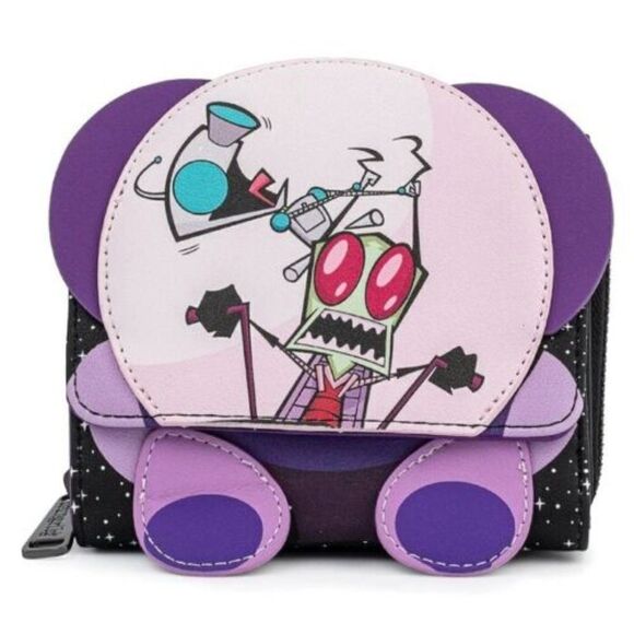 Loungefly Invader Zim Gir 20th Anniversary Tri fold Wallet - Picture 1 of 5